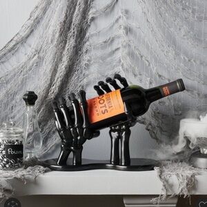 Spooky Wine Bottle Holder Skeleton Hands • Yeti Rambler & Quenchers Fit!
